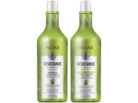 Shampoo e Condicionador Inoar Résistance Bambu - 1L Cada