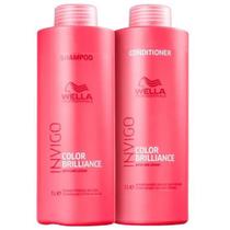 Shampoo e Condicionador Invigo Color Brilliance Wella de 1LT