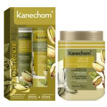 Shampoo e Condicionador Kanechom Pistache + Máscara Condicionante