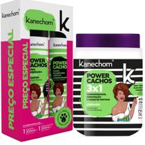 Shampoo e Condicionador Kanechom Power Cachos + Creme de Tratamento