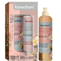 Shampoo e Condicionador Kanechom Rosa Mosqueta com Jojoba + Creme para Pentear