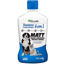 Shampoo e Condicionador Kelldrin Matt 6 Em 1 Anti Carrapato Piolho Pulga Sarna