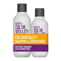 Shampoo e condicionador KMS COLORVITALITY para cores vibrantes Shampoo e condicionador KMS COLORVITALITY para cores vibrantes