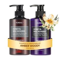 Shampoo e Condicionador KUNDAL Mel e Macadâmia Amber Woody Shampoo e Condicionador KUNDAL Mel e Macadâmia Amber Woody