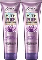 Shampoo e condicionador L'Oreal Paris EverPure Volume 250mL