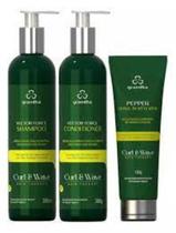 Shampoo e Condicionador + Leave-in Vector Force Curl & Wave