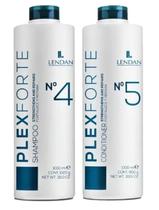 Shampoo e condicionador Lendan Plex Forte Kit Nº 4 + 5 1000mL