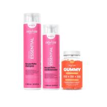 Shampoo e Condicionador Liso Perfeito + New Hair Gummy