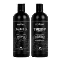 Shampoo e condicionador Live Bearded Straight Up para homens