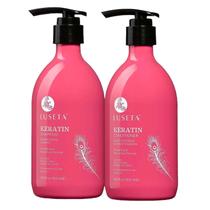 Shampoo e condicionador Luseta Keratin para cabelos tingidos