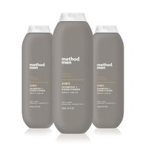 Shampoo e condicionador Method Men Cedar + Cypress 400mL (x3)