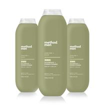 Shampoo e condicionador Method Men Juniper + Sage 414mL (x3) Shampoo e condicionador Method Men Juniper + Sage 414mL (x3)