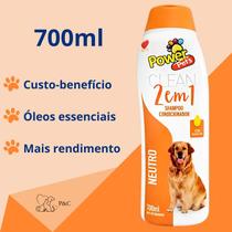 Shampoo E Condicionador Neutro Para Cães e Gatos 700ml Power Pets