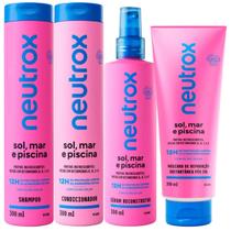 Shampoo e Condicionador Neutrox Sol, Mar e Piscina + Sérum + Máscara