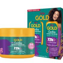 Shampoo e Condicionador Niely Gold Cachos Definição Prolongada + Creme Multifuncional