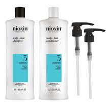 Shampoo e condicionador Nioxin System 3 1L para cabelos coloridos Shampoo e condicionador Nioxin System 3 1L para cabelos coloridos
