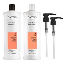 Shampoo e condicionador Nioxin System 4 para cabelos tingidos