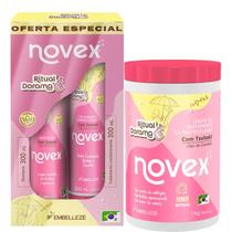 Shampoo e Condicionador Novex Ritual Dorama + Creme de Tratamento