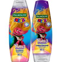 Shampoo e Condicionador Palmolive Kids Trolls 3 Cabelo Crespo