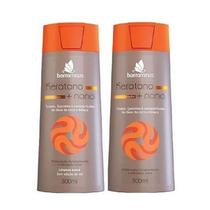 Shampoo e Condicionador para Cabelos Secos Barrominas Keratano e nano 300ml Controle do Frizz