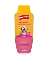 Shampoo e Condicionador para Cachorro Baw Waw 2 em 1 500ml Pelos Macios e Brilhantes Shampoo e Condicionador para Cachorro Baw Waw 2 em 1 500ml Pelos Macios e Brilhantes