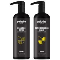 Shampoo E Condicionador para Cachorro Neutro e Filhote Caviar Peluche 500ml Pet