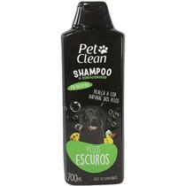Shampoo E Condicionador Para Cães E Gatos 700 Ml Pelos Escuros - Pet Clean