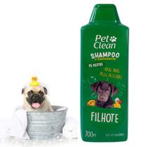 Shampoo e Condicionador para Filhotes Pet Clean 700ml Banho Cachorro e Gatos