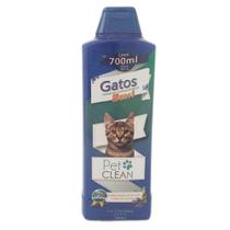 Shampoo e Condicionador para Gatos 2 Em 1 Pet Clean 700ml Shampoo e Condicionador para Gatos 2 Em 1 Pet Clean 700ml