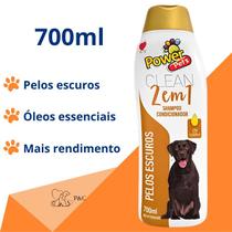 Shampoo e Condicionador Pelos Escuros para Cães e Gatos 700ml Powerpets