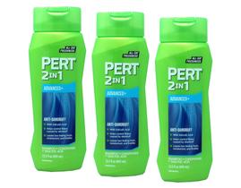 Shampoo e condicionador Pert Plus para controle de caspa 400 mL (x3)