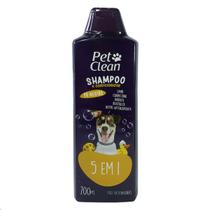 Shampoo e Condicionador Pet 5 em 1 Para Cachorros e Gatos PH Neutro 700ml Pet Clean