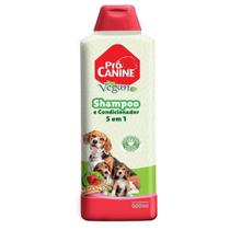 Shampoo E Condicionador Pet 5 Em 1 Vegano 500Ml - Morango