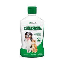 Shampoo e Condicionador Pet Anticéptico Clorexidina 500Ml - kelldrin