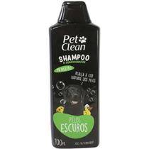 Shampoo e Condicionador Pet Clean 2 em 1 Pelos Escuros - 700 mL