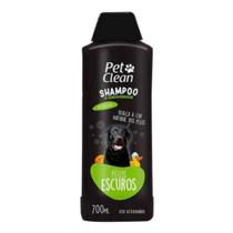 Shampoo e Condicionador Pet Clean 2 em 1 Pelos Escuros 700m