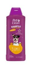 Shampoo e Condicionador Pet Clean 5 Em 1 Para cachorro Cães E Gatos - 700 ml