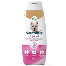 Shampoo e Condicionador Petmais 3 em 1 Neutrodor Pelos Claros para Cães - 700 mL