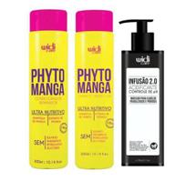 Shampoo E Condicionador Phytomanga + Acidificante Widi Care