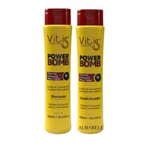 Shampoo e Condicionador Power Bomb Vitiss Fortalece cabelos Acelera o Crescimento Shampoo e Condicionador Power Bomb Vitiss Fortalece cabelos Acelera o Crescimento