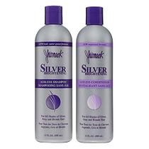 Shampoo e Condicionador Prateado - Brilho e Hidratação para Cabelos Grisalhos, Prateados e Loiros