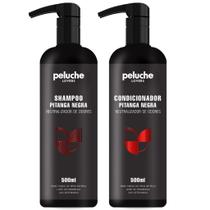 Shampoo e Condicionador Removedor de Odores para Cães e Gatos Pitanga Negra 500ml Peluche