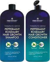 Shampoo e condicionador Set First Botany Peppermint Rosemary