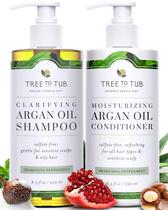 Shampoo e condicionador Set Tree to Tub para cabelos oleosos sem sulfato