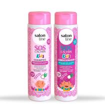 Shampoo E Condicionador Sos Cachos Kids - Salon Line Shampoo E Condicionador Sos Cachos Kids - Salon Line