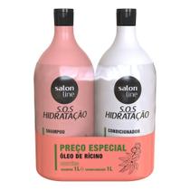 Shampoo E Condicionador Sos Hidratação Turbinada Salon Line S.O.S Hidratação