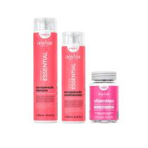 Shampoo e Condicionador SOS Reparação + New Hair Biotina