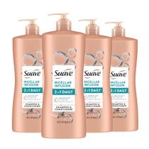 Shampoo e condicionador Suave Micellar Infusion 2 em 1 800mL Shampoo e condicionador Suave Micellar Infusion 2 em 1 800mL