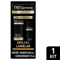 Shampoo e Condicionador Tresemmé Brilho Lamelar 350ml + 175ml Shampoo e Condicionador Tresemmé Brilho Lamelar 350ml + 175ml