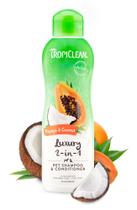 Shampoo e condicionador TropicLean 2 em 1 de mamão e coco